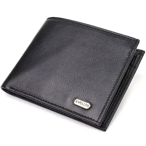 Мужской кожаный кошелек Canpellini 11.5х9.5х2 см acs0025678 - фото 1
