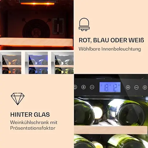 Холодильник винний KLARSTEIN Vinovilla 17(10032030) - фото 4