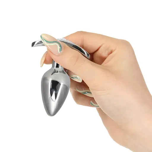 Анальная пробка Pillow Talk Sneaky Stainless Steel Butt Plug 6.6 см (серебристый) - фото 3