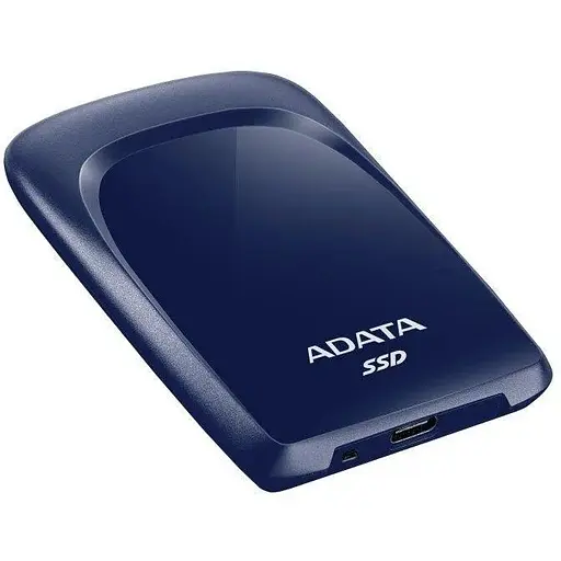 Портативний SSD A-DATA SC680 480GB Portable USB 3.2 Type-C 3D NAND TLC Blue - фото 1