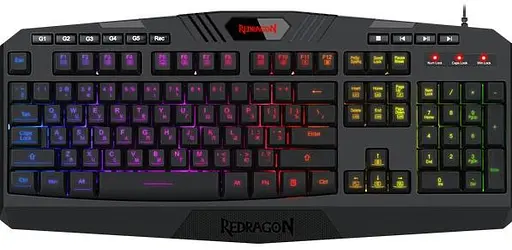 Клавіатура Redragon Harpe2 UKR RGB USB (77484) (6788570) - фото 1