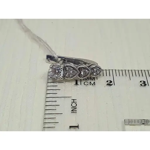 Серебряные серьги Агни НАСЛАЖДЕНИЕ с фианитами. 2572/9Р-CZ - фото 5