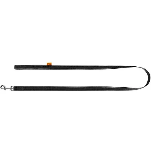 Повідець Dog Extreme з нейлону (ширина 25мм, довжина 150см) чорний - фото 2