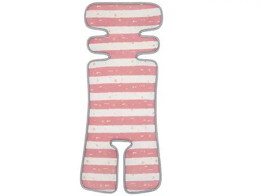 Подкладка для коляски и автокресла FreeON pink-white