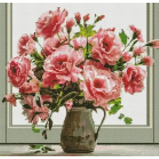 Алмазная мозаика Аромат букета AMO7863 40х40 см