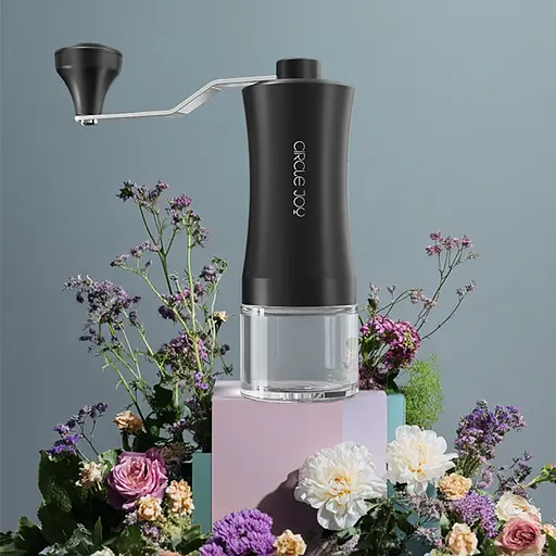 Кавомолка ручна Circle Joy Coffee Grinder (CJ-SMDJ01) Black - фото 2