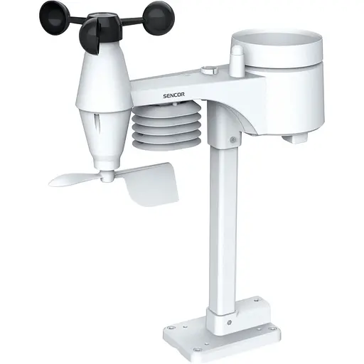 Умная метеостанция Sencor SWS 9898 WIFI черная [134779] - фото 7