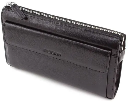 Стильная мужская сумка из кожи Marco Coverna 25х16х5 см sum0022306 - фото 1