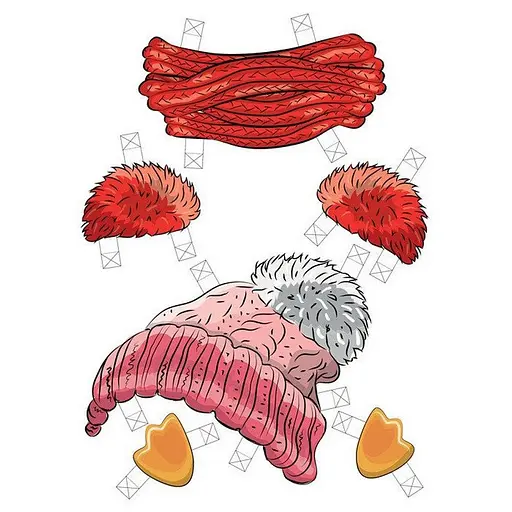 Дитячий набір творчості Об'ємні аплікації "Звірятка-модники" 1505003 - фото 4