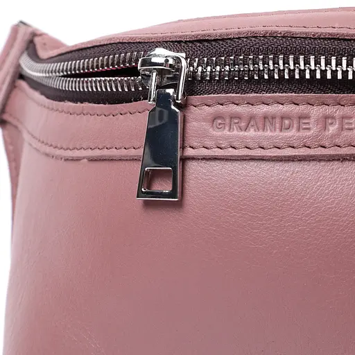 Бананка для женщин Grande Pelle из натуральной кожи 25х15х4.5 см sum0027024 - фото 7