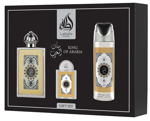Парфюмерная вода Lattafa King of Arabia Set 3 предмета