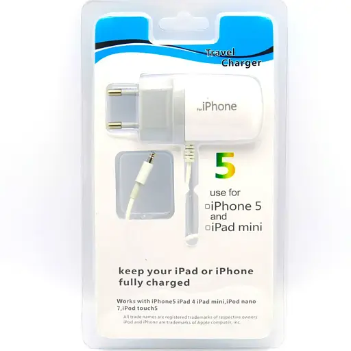 Сетевое зарядное устройство для TC E250 1A/Lightning - фото 1