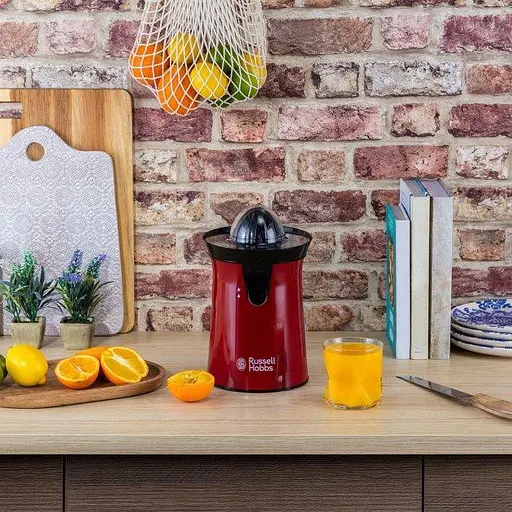Соковыжималка для цитрусовых (цитрус-пресс) Russell Hobbs Colours Plus+ Red 26010-56 - фото 7