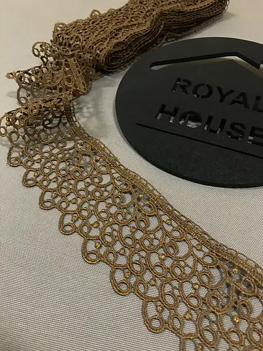 Мереживо Мізки коричневе - фото 1