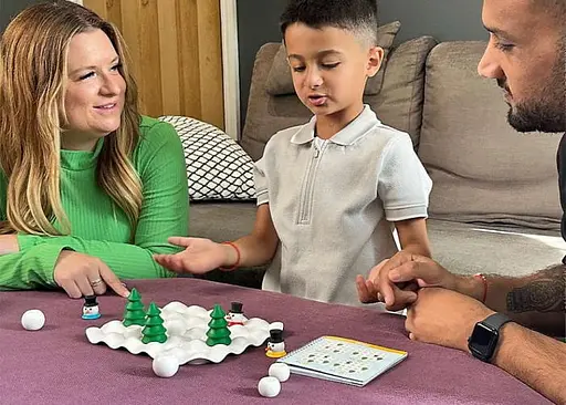 Настільна гра Smart Снігові задачки (Snow Problem) + QR-код на укр. правила (SG095) - фото 6