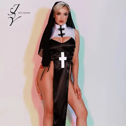 Еротичний костюм черниці JSY 5950 One Size - фото 2
