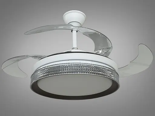 Світлодіодна люстра-вентилятор з пультом дистанційного керування для - фото 4