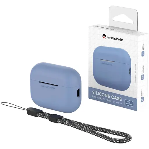 Чехол AhaStyle Colorful Silicone Case для AirPods Pro 2 Purple Blue (CP-187-2-C-PB) [133842] - фото 4