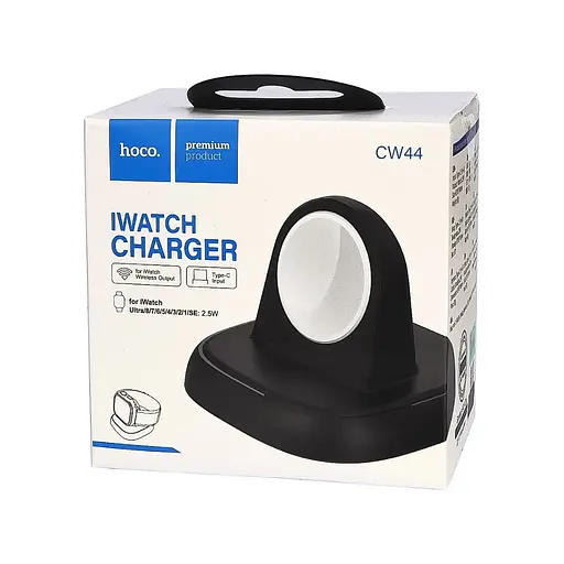 Зарядний пристрій iWatch Hoco CW44 чорний - фото 2