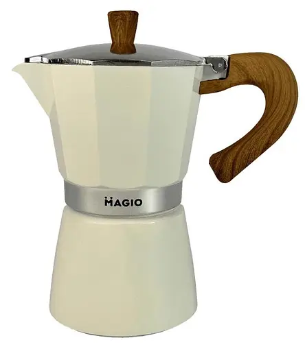 Гейзерна кофеварка MAGIO MG-1008 гейзерного типа на 6 порций еспресо 300 мл - фото 1
