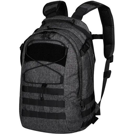 Рюкзак Helikon-Tex Backpack EDC 24 л Nylon Polyester Blend Black/Grey (1047-PL-EDC-NP-M1)