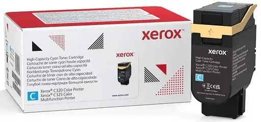 Тонер-картридж Xerox C325 Cyan 5500 стор teh0015690 - фото 2