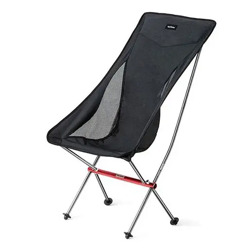 Складне крісло Naturehike YL06 Alu Folding Moon Chair NH18Y060-Z (Чорний)