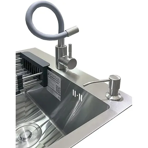 Комплект мойка + смеситель Romzha Arta U-450S (C) - фото 2