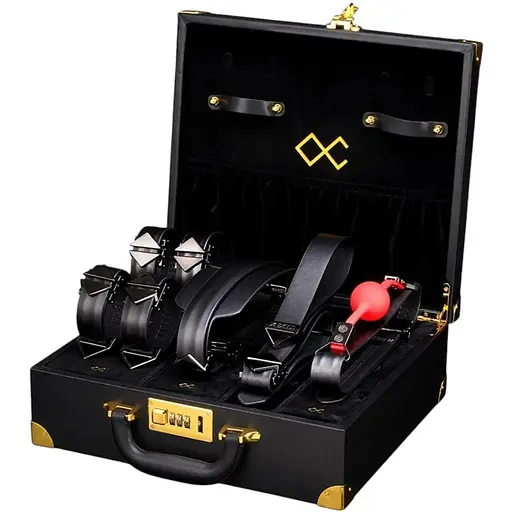 Бондажний набір Lockink Moonlight Treasure Chest Set чорний