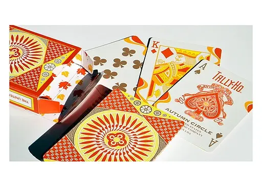 Карты игральные United States Playing Card Company Tally-Ho Autumn Circle Back (THACB) - фото 8