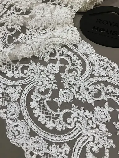 Мереживо Арка подвійна кремове - фото 1