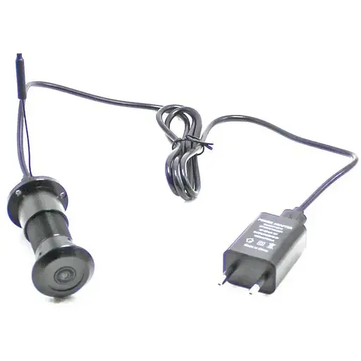 Відеовічко Nectronix DW-305W Tuya Smart App WiFi з датчиком руху, підсвіткою і записом чорне - фото 3