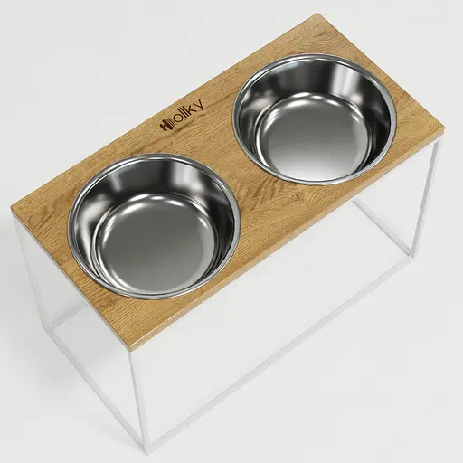 Hollky Base XXL40 — миски на подставке для очень больших собак (2 × 2,8 л) - фото 6