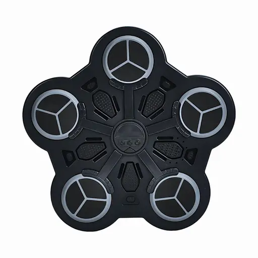 Боксерський набір MS 4648 — з Bluetooth, музикою, підсвіткою, 3 швидкостями та 5 цілями, чорний - фото 2