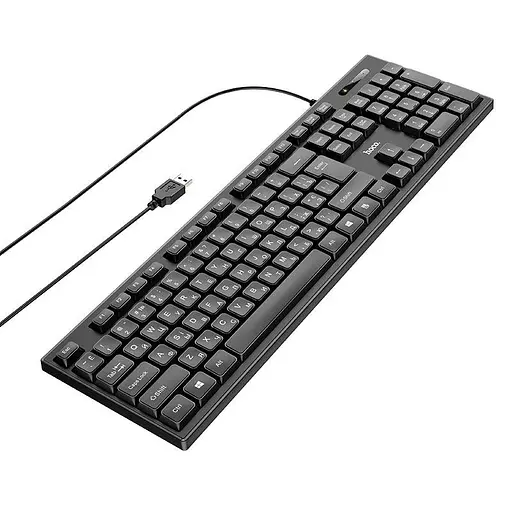 Клавиатура HOCO Ice wolf wired business keyboard GM23 (ru/ukr/en) - фото 7