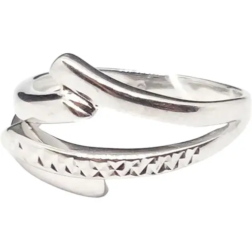 Серебряное кольцо Tango с алмазной гранью. Артикул 310012С 19