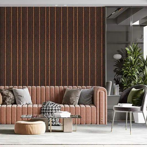 Рейка декоративная Wall Sticker PS 2900х120х11 мм Коричневый с золотыми вкраплениями SW-00002140- - фото 7