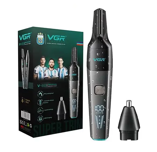 Триммер мужской VGR V-603 (2 насадки) - фото 3