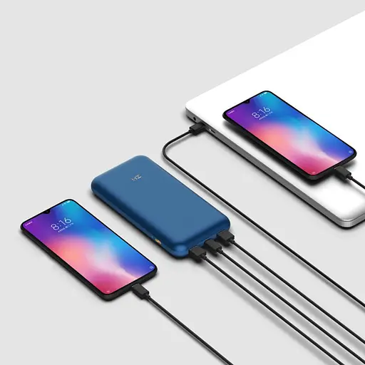 Зовнішній акумулятор (павербанк) ZMI 10 Pro Power Bank 20000 mah 65W Blue (QB823) - фото 3