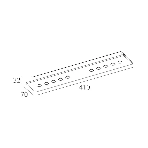 Точковий світильник RSLC78065 10×1.5W CF+SL 4000K - фото 2