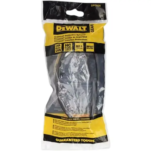 Окуляри DeWalt Crosscut тоновані сірі полікарбонатні з гумовими дужками та носотримачами (DPG100-9D) - фото 7