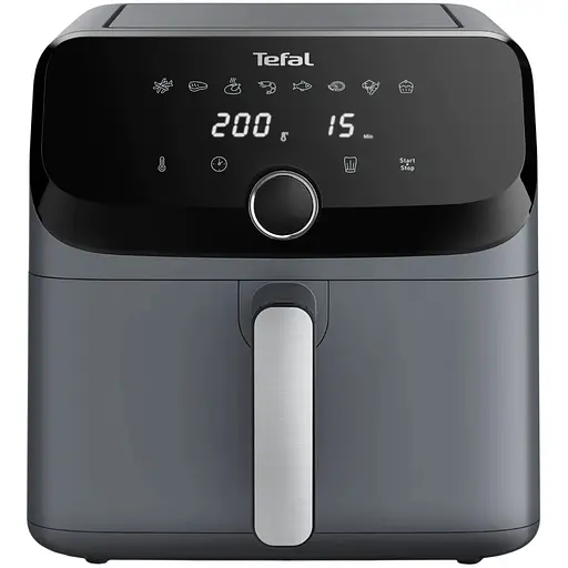 Мультипіч Tefal Easy Fry Mega 1700 Вт темно-сіра (EY855BE0) - фото 1