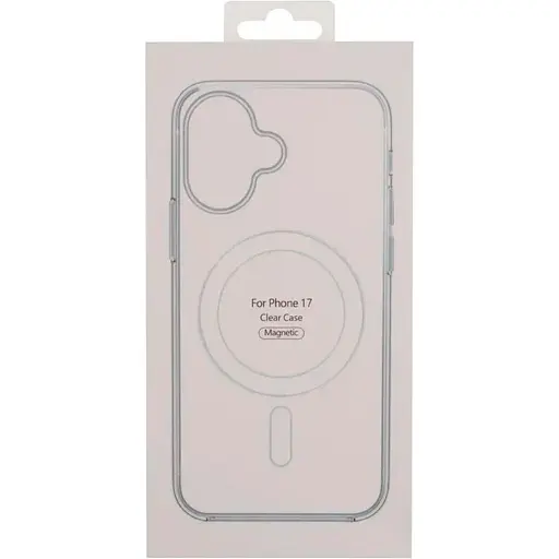 Чехол Clear Case with MagSafe для Apple iPhone 17 Transparent AAA [143978] - фото 5