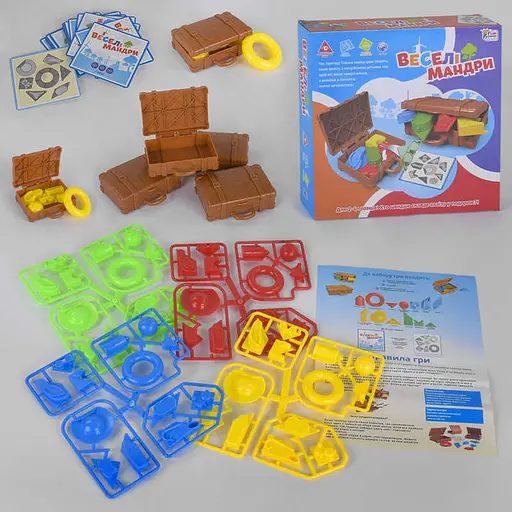 Развивающая настольная игра "Веселые путешествия" UKВ-В 0044 Fun Game (6904660517493) - фото 2