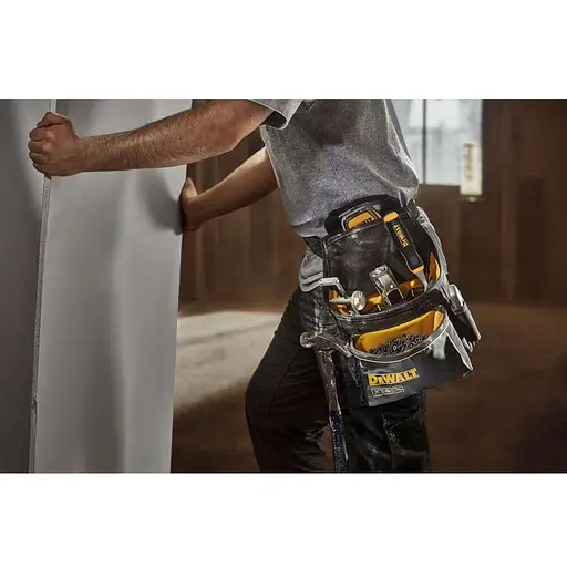 Сумка для инструмента DeWalt Pro профессиональная с ремнем и скобой для молотка (DWST40101-1) - фото 3