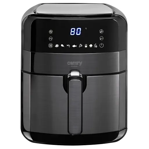 Аерофритюрниця Camry CR 6311B 5 л 1700 Вт сенсорна 9 програм 80-200°C безжирова фритюрниця чорна - фото 3
