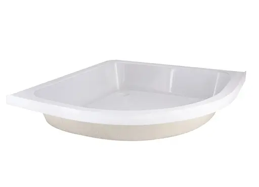 Набор Lidz Душевая кабина Latwa SC90x90.SAT.MID.GR полукруглая, стекло тонированное 4 мм + Душевой поддон Kapielka ST90x90x26, с панелью - фото 10