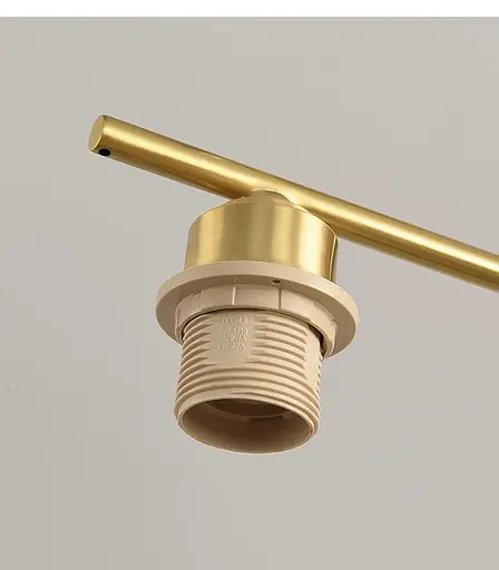 Люстра светодиодная потолочная 6007 (Золотистый) 5 плафонов - фото 9