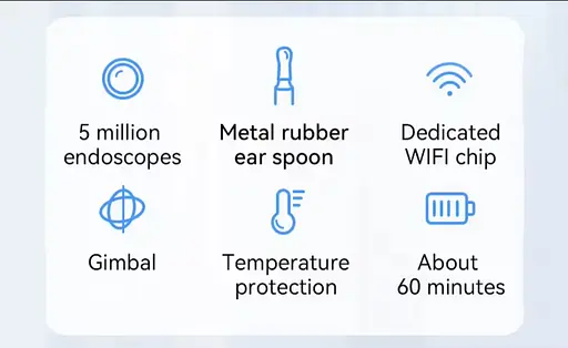 Бездротовий очисник вушної сірки з камерою, безпечний ендоскоп для видалення вушної сірки з камерою - фото 17