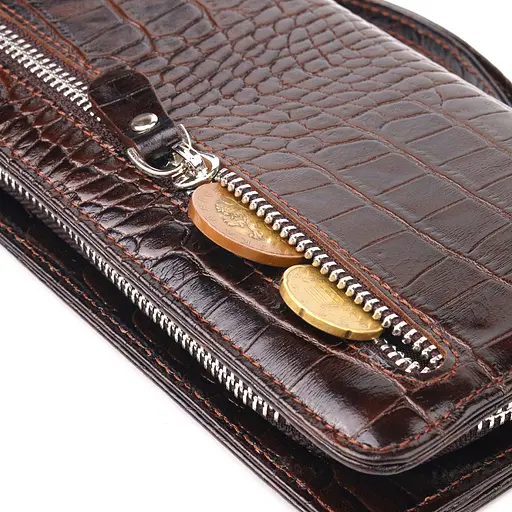 Кожаный женский кошелек Canpellini 20х10.5х3 см acs0025088 - фото 6